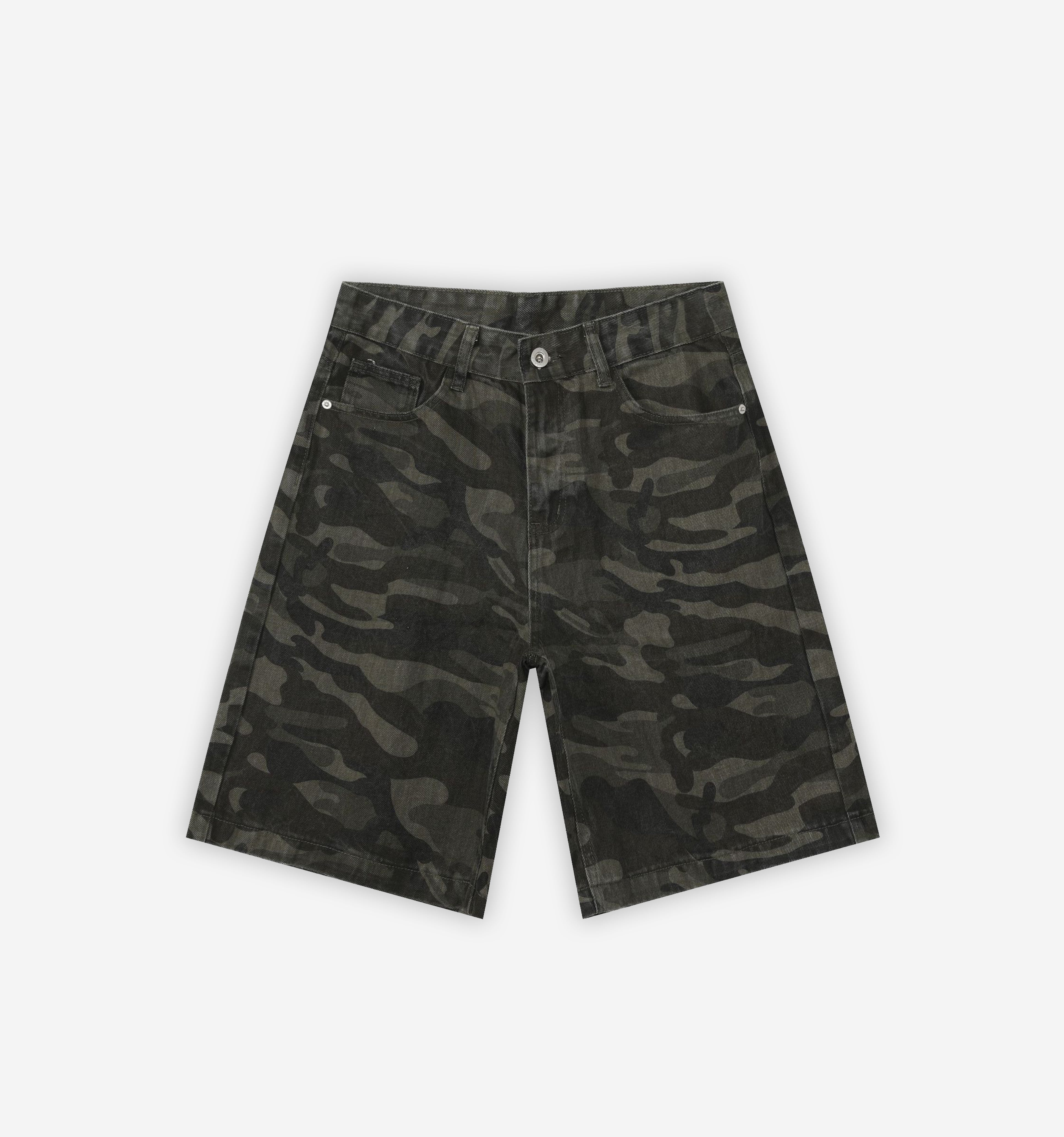 Retaliate Camo Jorts – 2K WRLD
