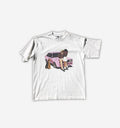 Vintage car graphic T-shirt by 2KWRLD featuring classic car design on soft fabric for a casual, retro look.