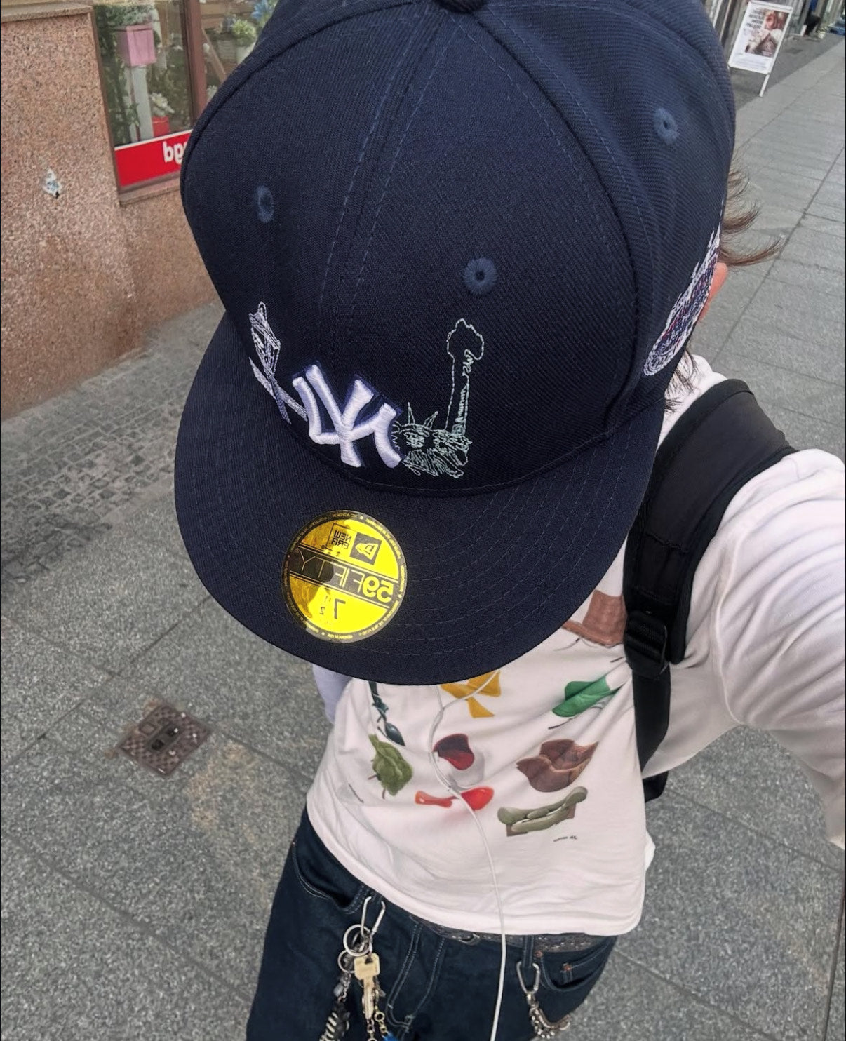 Light gray Abstract Furniture T-Shirt by 2KWRLD featuring modern furniture graphic on soft 220 GSM fabric.