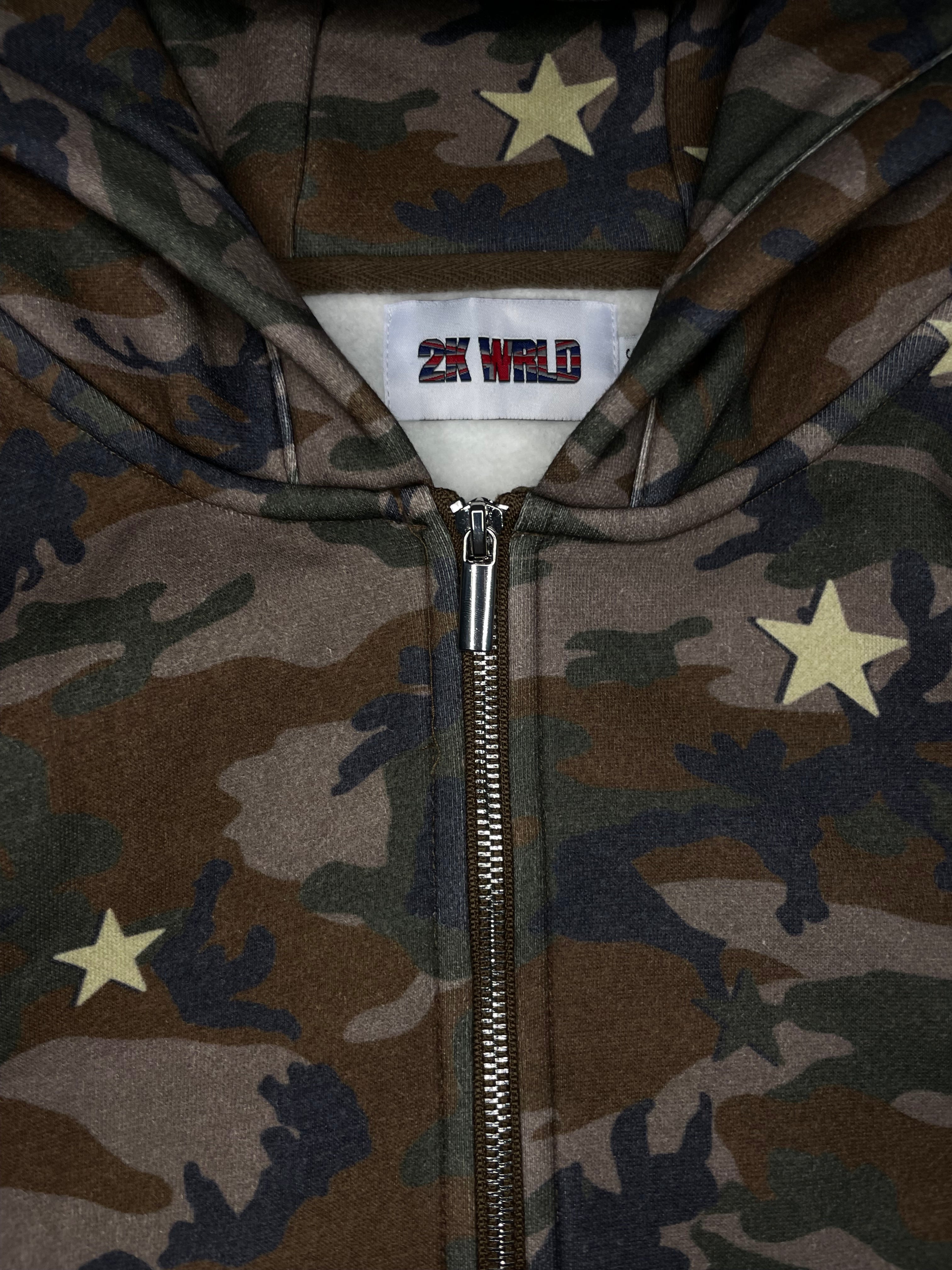 パーカー FCRB CAMO STAR HOOD PULLOVER PARKA  m Camo Star Hoodie (Final Sale) – 2K WRLD