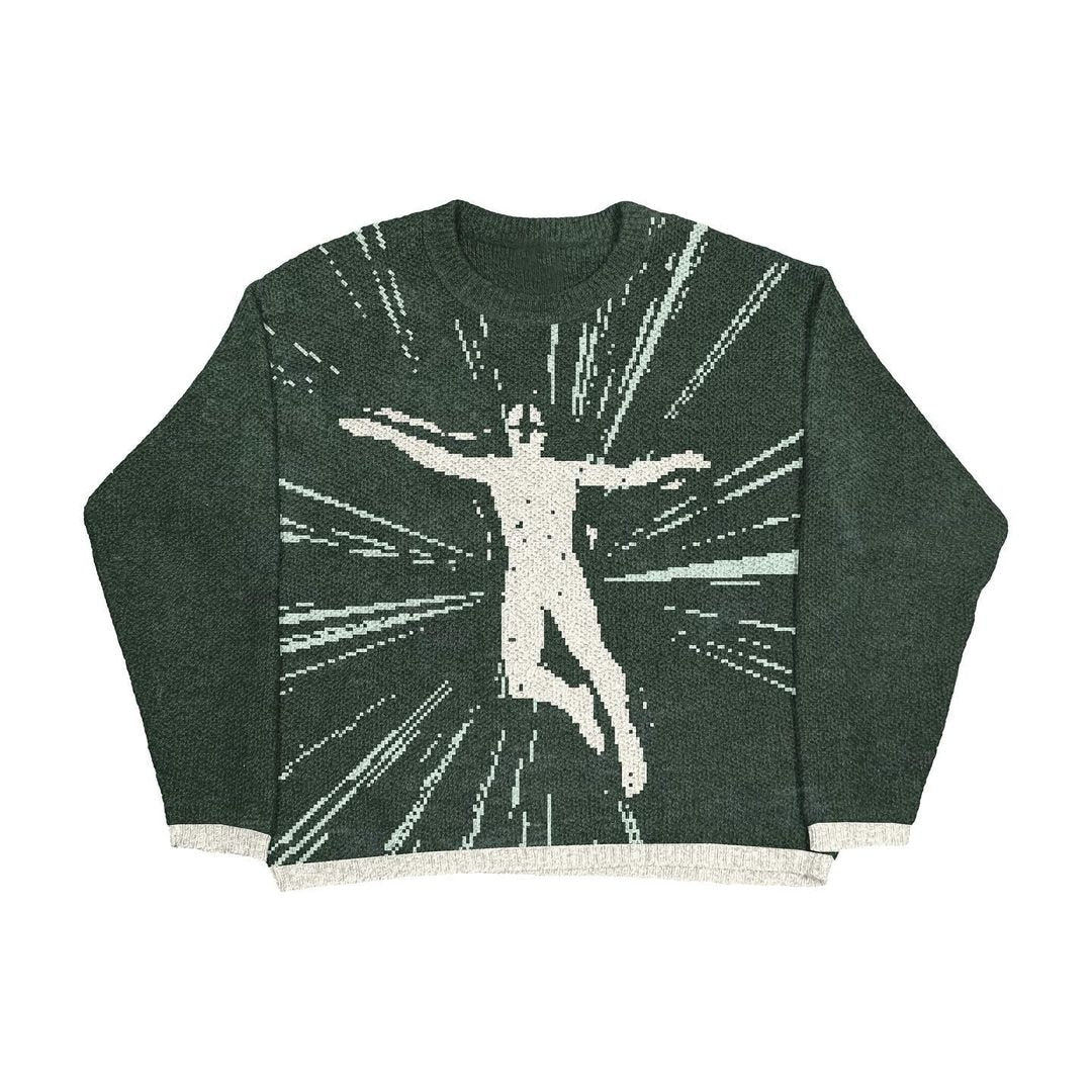 【新品未使用未開封】NKNIT pattern pullover sweat 2KWRLD™ Implode Sweater | 2K WRLD