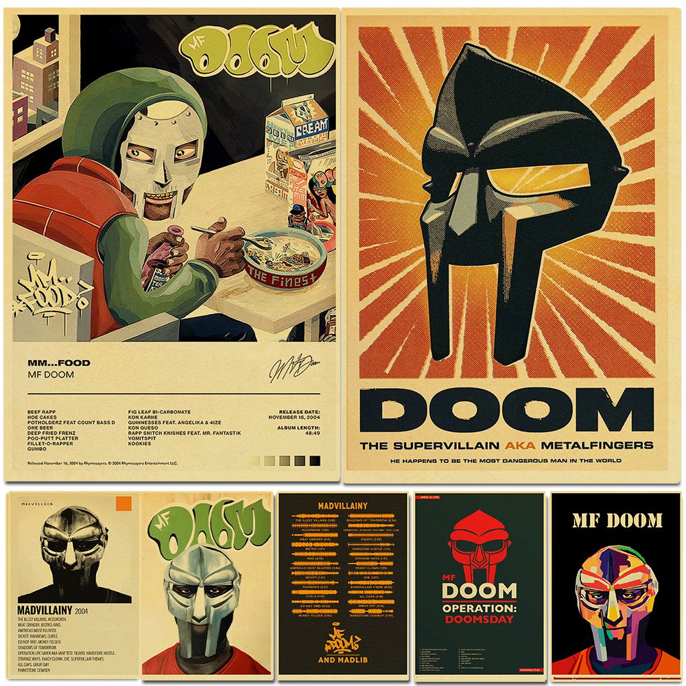 MF Doom poster - 2K WRLD