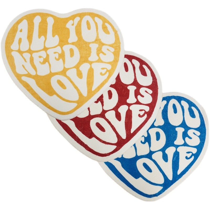 2KWRLD™ "All I need is love" Rug - 2K WRLD