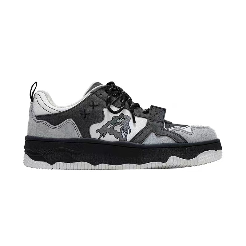 2KWRLD™ Gray Sym Sneakers - 2K WRLD