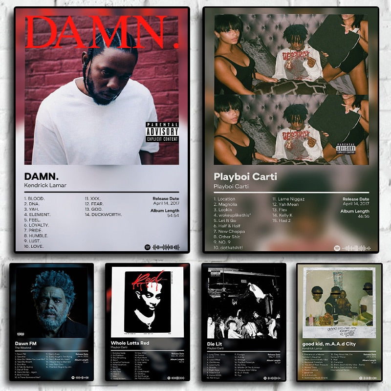 Hip-Hop Album Posters - 2K WRLD